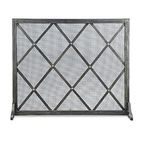 Pilgrim Home and Hearth Napa Forge Romantica Flat Panel Fireplace Screen