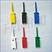 TOPS TECHNOLOGY™ 12pcs 6colors Small SMD Ic Hook Clip Grabbers Test Probe Cable for Multimeter