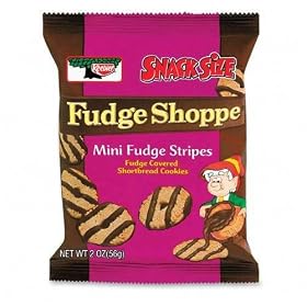 Click here to buy Fudge Stripes Cookies, Single Bags, 2 oz. by Kellogg NA Co..