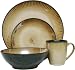 Sango Focus Black 16-Piece Dinnerware Set