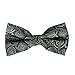 EBD1B04-06 Multicolored Microfiber Patterned Mens Pre-tied Bowtie Set By Epoint