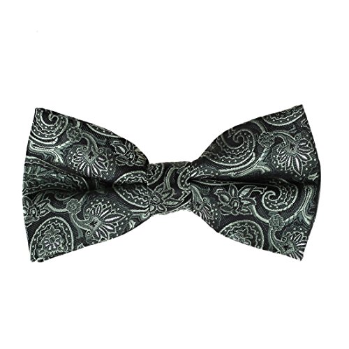 EBD1B04-06 Multicolored Microfiber Patterned Mens Pre-tied Bowtie Set By Epoint