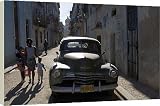 Box Canvas Print of 1950s American car from AWL Discover Images.com