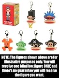 Paul Frank ~1" Mini-Figure Zipper Pull (1 Randomly Picked Blind Box Figure)IMAGE