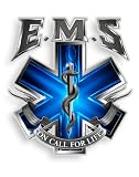 EMS Reflective Vinyl Sticker On Call for Life