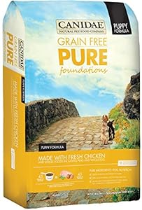 CANIDAE Grain Free PURE Foundations Puppy with Fresh Chicken, 24-Pound