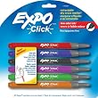 Expo Click Retractable Low Odor Fine Tip Dry Erase Markers, 6 Fashion Color Markers (1751667)