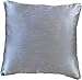 Blue Dolphin Decorative Silver Leaves Embroidery with Piping Floral Throw Pillow Cover 18