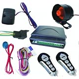2 Remotes one way Car Security Alarm System Universal by D.D