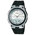 CASIO Collection AW-80-7AVES - Reloj de caballero de cuarzo, correa de resina color negro (con cron�metro, alarma, luz)