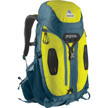 JanSport Salish Backpack - 2100cu in Bonsai Blue/ Margarita Green, One Size