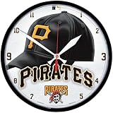 MLB Pittsburgh Pirates Round Clock
