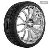 20 Inch Chrome 235 Series Wheels Rims and Tires for Jaguar by USARIM