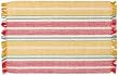 Durable Hand Woven 100% Cotton Striped Placemat 12x18 Inches Set of 6