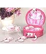 Princess 18-Piece Girls' Doll Tea Set For Four in Basket
