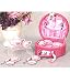 BEST SELLER! Mini Porcelain Little Princess Toy Tea Set in Wicker Basket.