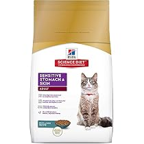 Hill's Science Diet Adult Sensitive Stomach & Skin Rice & Egg Recipe Dry Cat Food, 15.5 lb bag
