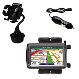 Garmin Nuvi 860 Auto Cup Holder with Car Charger - Uses Gomadic TipExchange