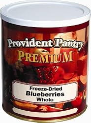 Provident Pantry Emergency Food Storage - Freeze Dried Whole Blueberries in #10 Can - Long Shelf Life Emergency Food Supplies
