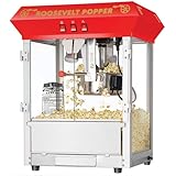 Great Northern Popcorn 6010 Roosevelt Top Antique Style Popcorn Popper Machine, 8-Ounce