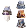 Spin Shades 24610 Alan Giana Lighthouses Nightlight with Four Revolving Seasonal Shades