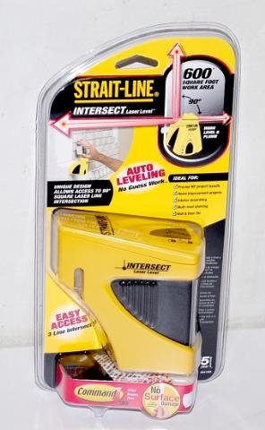 Strait-Line 6041300CD Intersect 1 8-Inch at 15-Feet Self Leveling Crossed Line Laser