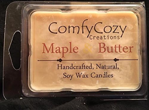 6 Block Soy Wax Candle Melts -Handmade- Maple &amp; Butter