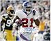 Tiki Barber Hand Signed Run vs. Packers 8x10 Photograph Image