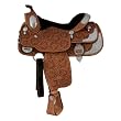 16" Billy Cook California Show Saddle with Cut-Away Skirts