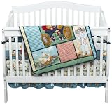 Springmaid Baby Blue Jean Teddy Building Blocks Four Piece Nursery Collection