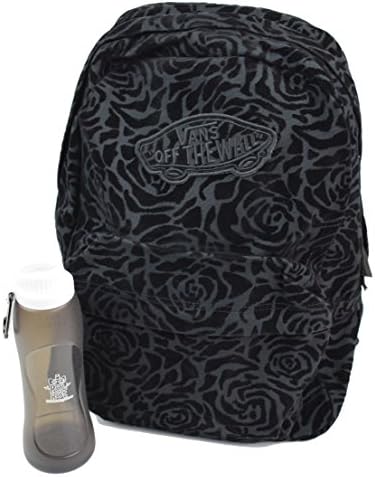 Vans Realm Backpack Bundle With Rol-Bot Water Bottle
