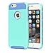 iPhone 6 Case, oneCase Hybrid High Impact Shockproof Protective Case Hard Plastic+Soft Silicon Rubber Armor Defender Case Cover for Apple iPhone 6 4.7 inch Screen with Stylus & Screen Protector (Light Blue/Mint)