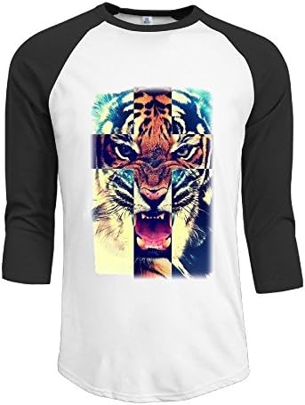 RONG HI Galaxy Tiger Man's Half SleeveÂ Shirt