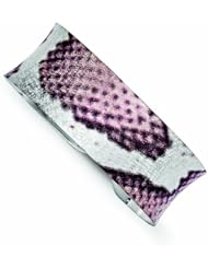 Genuine .925 Sterling Silver Pink Overlay Snake Design Concave Cuff Bracelet Bangle 18 Grams . 100% Satisfaction Guaranteed.
