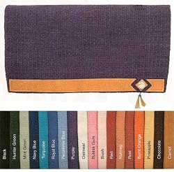 100% WOOL Show Blanket with Basket Tool Wear Leathers / Conchos / Tassles
