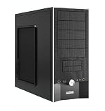 GigaByte iSolo 210 GZ-AA1CB-SNB Black ATX Mid Tower PC-Gehäuse ohne Netzteil (5x13,2 cm (5,2 Zoll), 5x8,9 cm (3,5 Zoll), 2xUSB2.0, FireWire, Audio I/O)