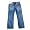 Diesel - Straight leg denim with pink embroidery (size 8)