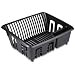 Sterilite Dish Drainer Black, 6-Pack