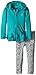 Calvin Klein Little Girls' Hooded Jacket with Printed Pants