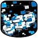 TAGGER(�^�K�[) CREW(��T�C�Y) FLAP LOGO STACKS BLUE OLBK CF-107