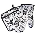 Sin in Linen Ravens Dream Oven Mitt/Potholder Set