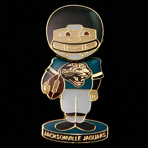 Jacksonville Jaguars Bobblehead Football Player Pin