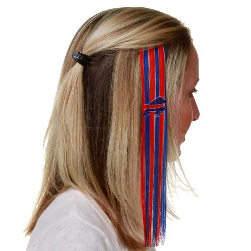 Buffalo Bills Ladies Red-Navy Blue Sports Extension Hair Clips