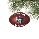 Oakland Raiders Mini Resin Football Ornament