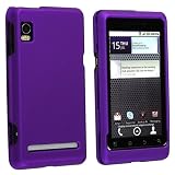 Snap on Rubber Coated Case for Motorola Droid 2, Dark Purple Motorola Droid