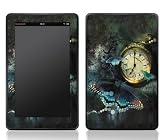 Clock Butterfly Design Kindle Fire Skin Sticker Cover Art Decal, Latest Generation (Matte Finish)