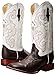 Ferrini Italia Mens Kingstons Embroidered Square Toe Casual Boots Mid Calf - Brown