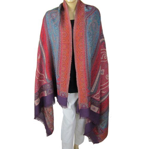 Fashion In India Women Scarves Paisley Pattern 