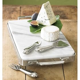 All-Clad Marble Cheese Board and Utensils by 