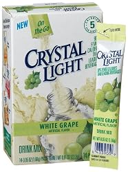 Crystal Light On-the-Go White Grape, 14-Count Packets (Pack of 6)